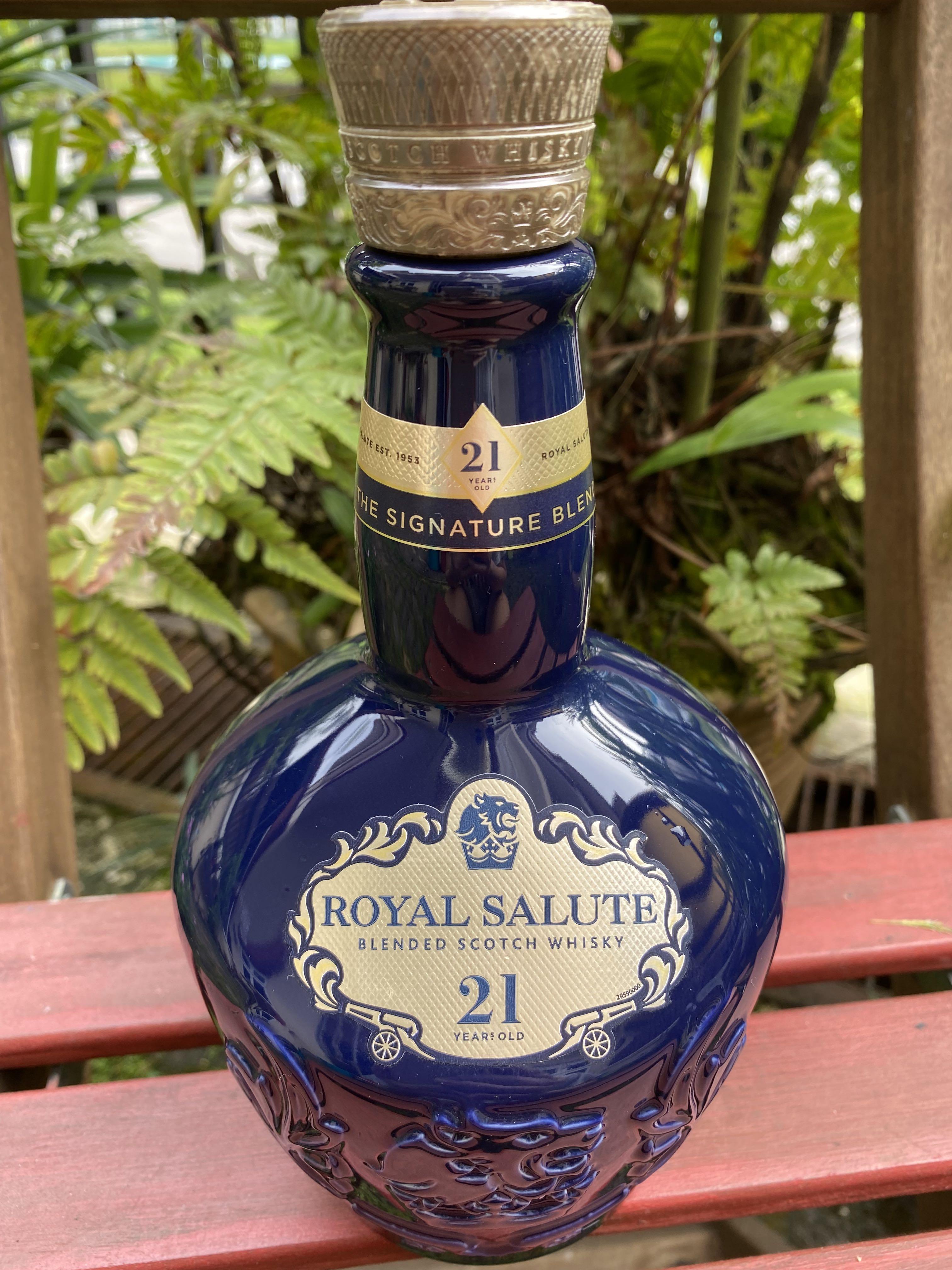 Royal Salute blended scotch whisky ( Empty bottle), Food ...