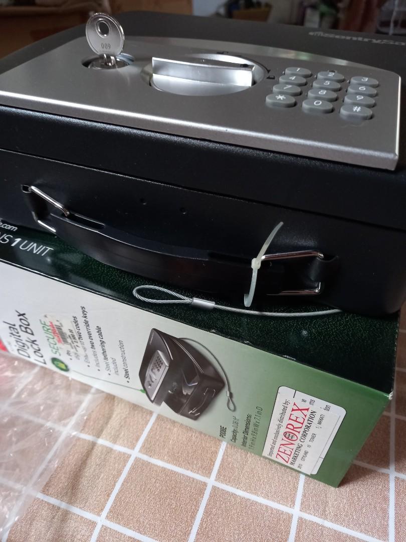 Sentry safe digital lock box ( small), Furniture & Home Living