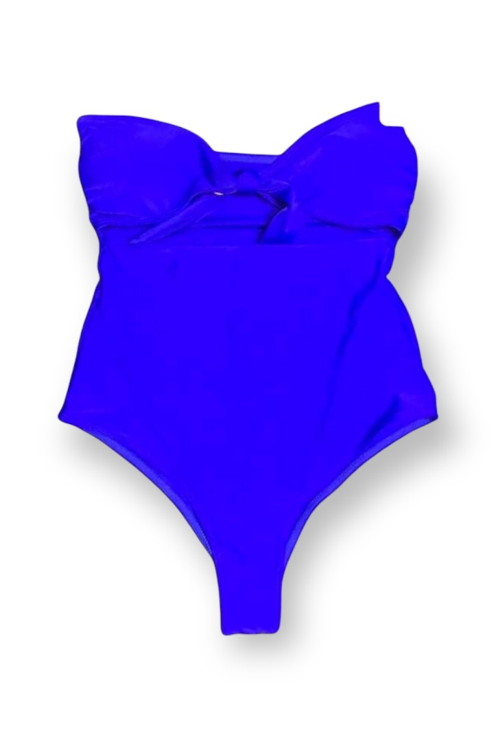 Shein Blue onepiece swimsuit, Women's Fashion, Swimwear, Bikinis