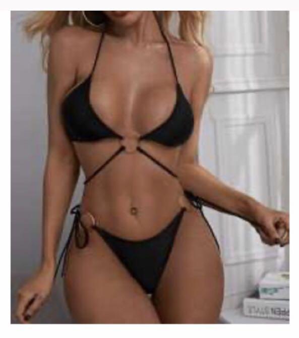 SHEIN Sexy Bikini (can fit small-large) (Category: Bikinis & Swimsuits) located in Cavite. Submitted by ajsclosetph (Listing ID 1145250426, Image 2). Description: Brandnew with pouch and hygienic pads .