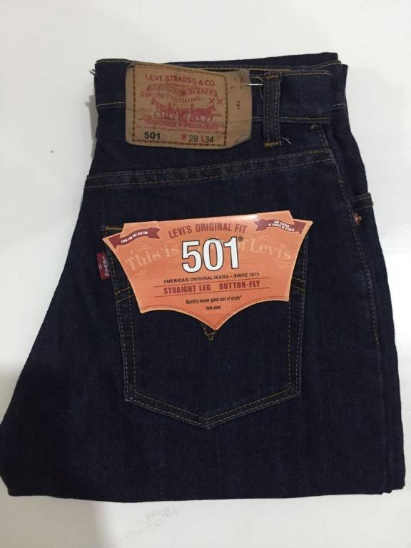 Size 28, Levi's 501 Men's Straight Leg, Zipper-Fly Jeans, Men's Fashion,  Bottoms, Jeans on Carousell