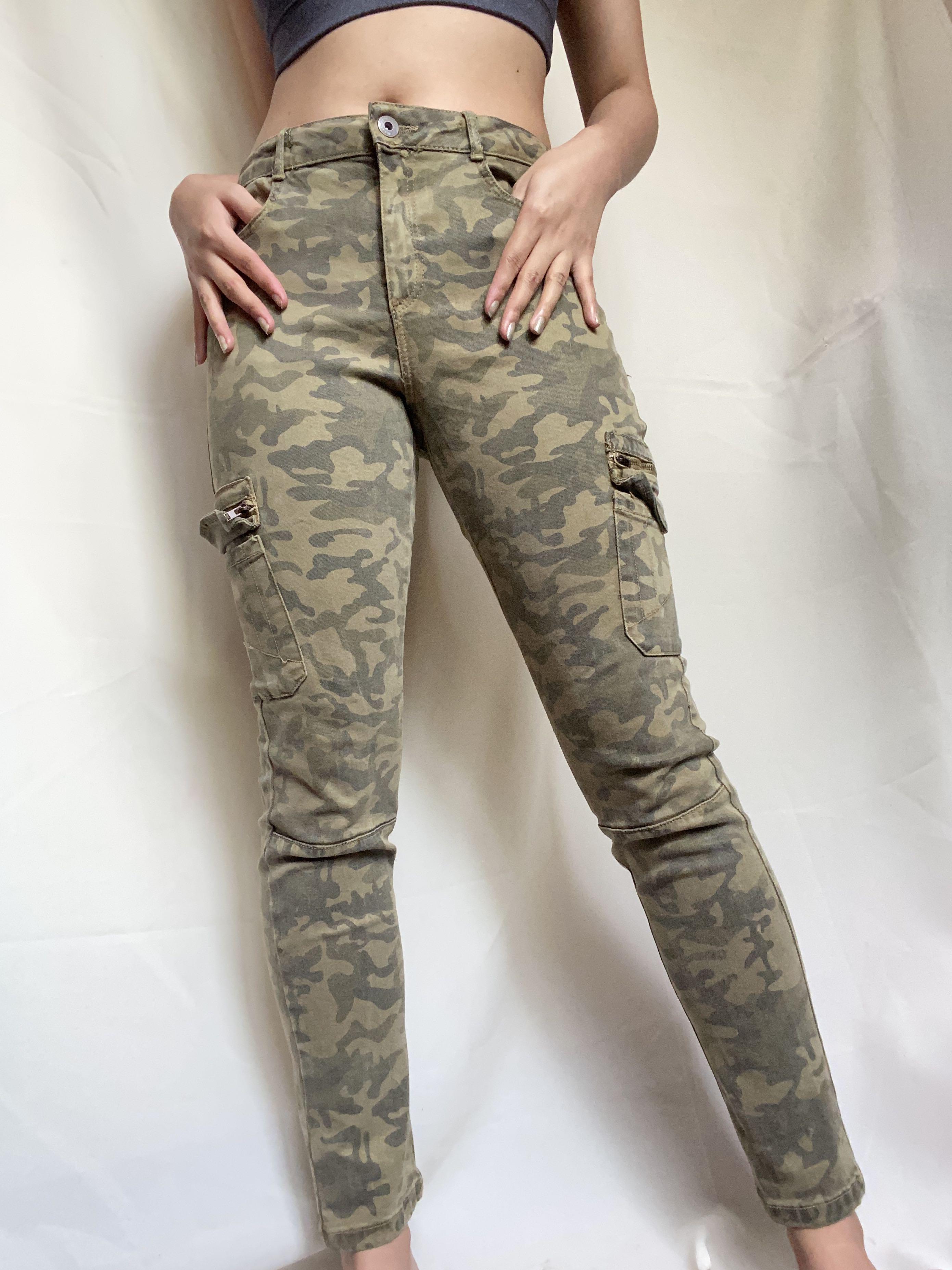 Cargo Hip Hop Army Green Baggy Camo Harem Trousers Sweatpants Tactical  Camouflage Pants High Waist Joggers for Women Camouflage S at Amazon Women's  Clothing store