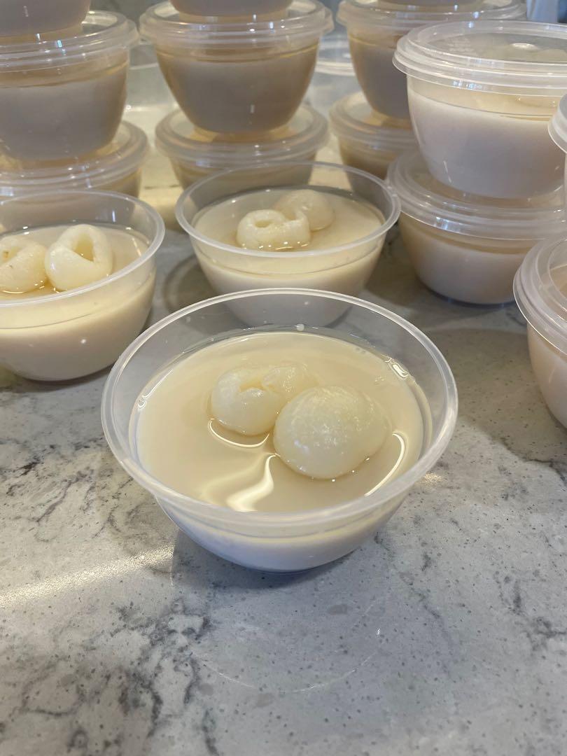 Soy milk longan pudding, Food & Drinks, Homemade Bakes on Carousell