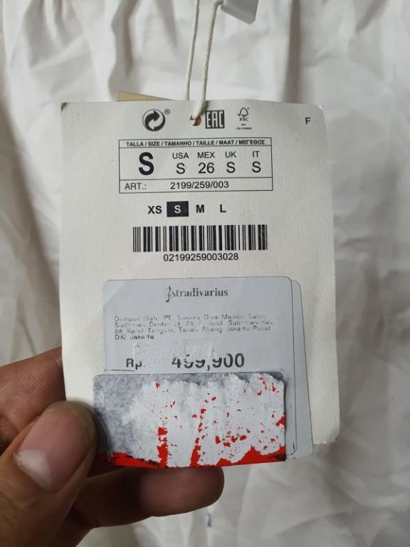 STRADIVARIUS WHITE POPLIN OFF SHOULDER BLOUSE