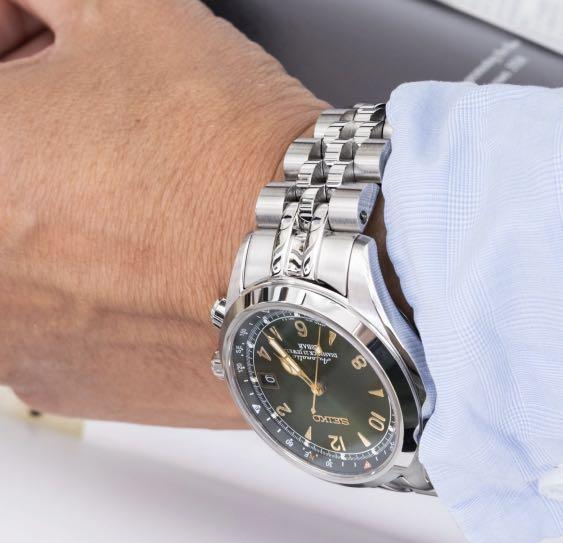 Strapcode Angus Jubilee 20mm bracelet for Seiko Alpinist and Hamilton