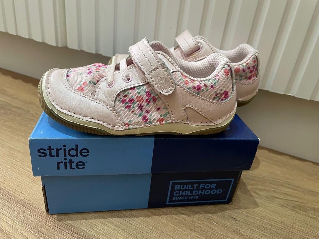 Stride Rite Rosie Blush Floral Shoes