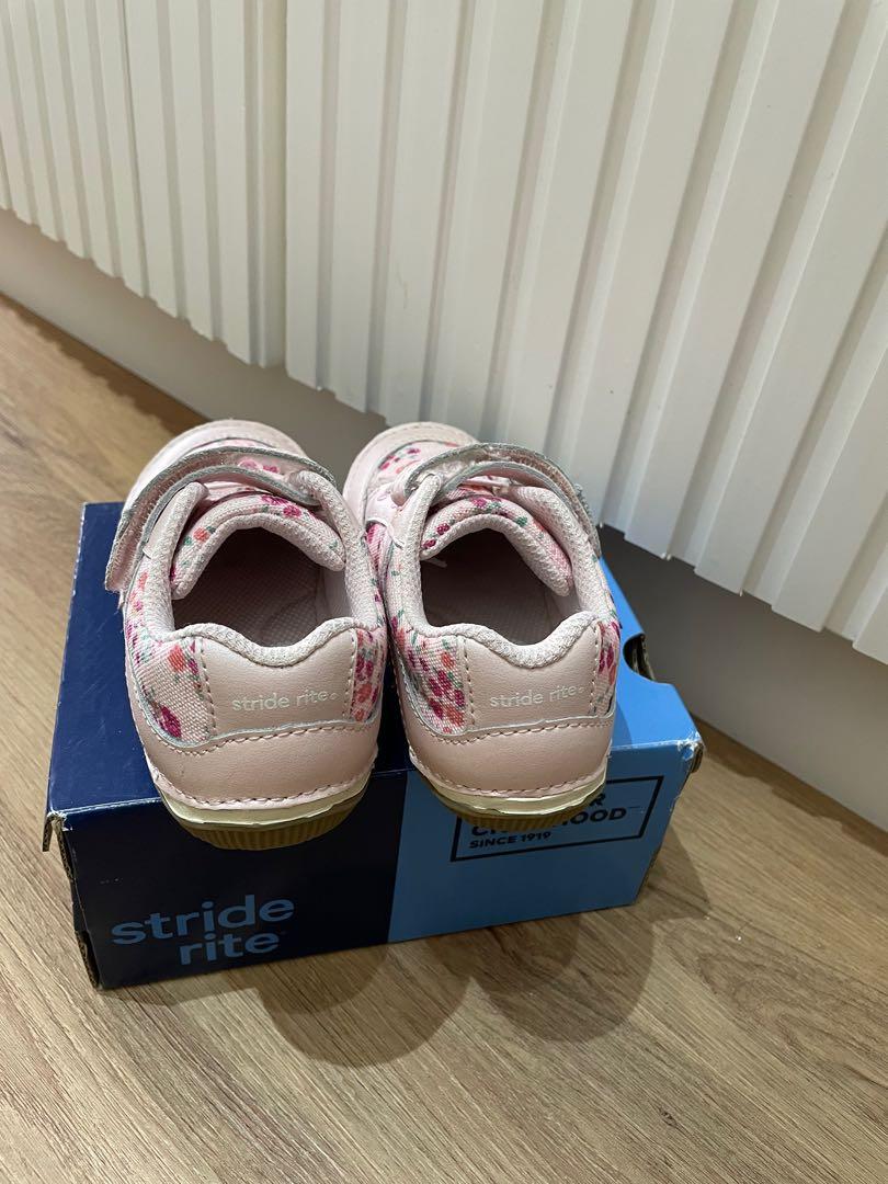 Stride Rite Rosie Blush Floral Shoes