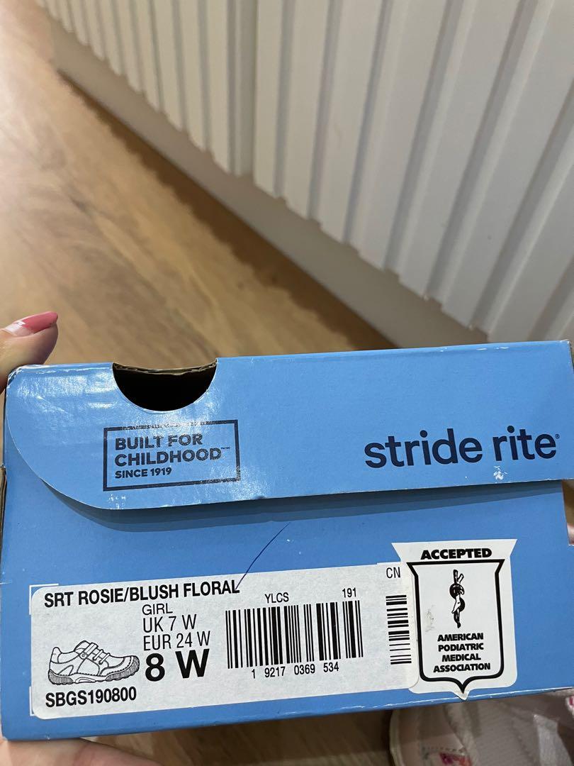 Stride Rite Rosie Blush Floral Shoes