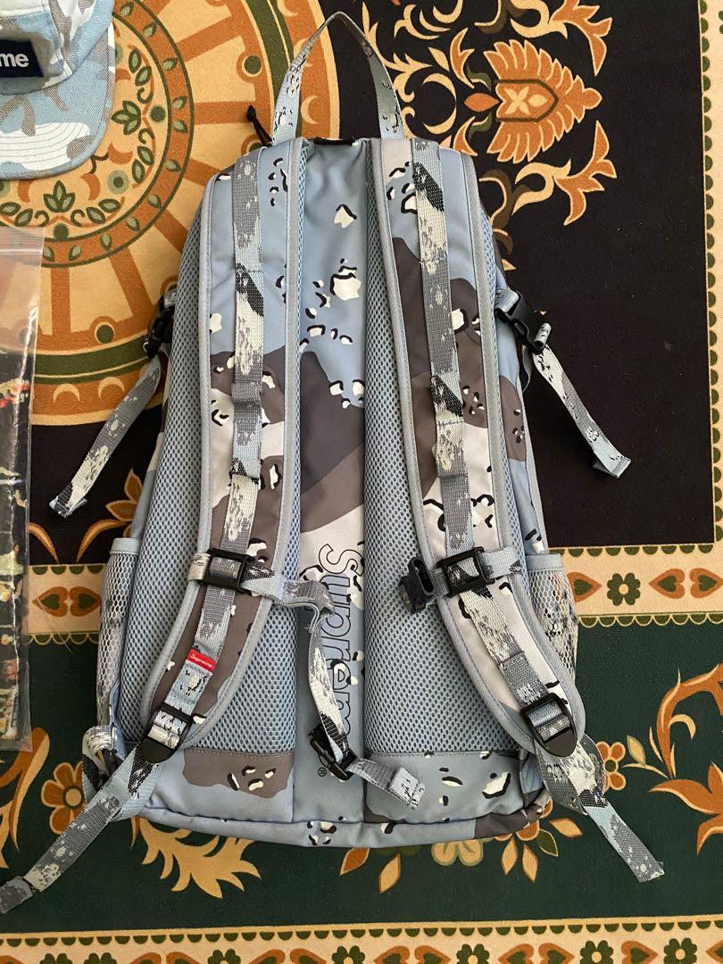 Supreme backpack blue chocolate chip camo Computers Tech Parts
