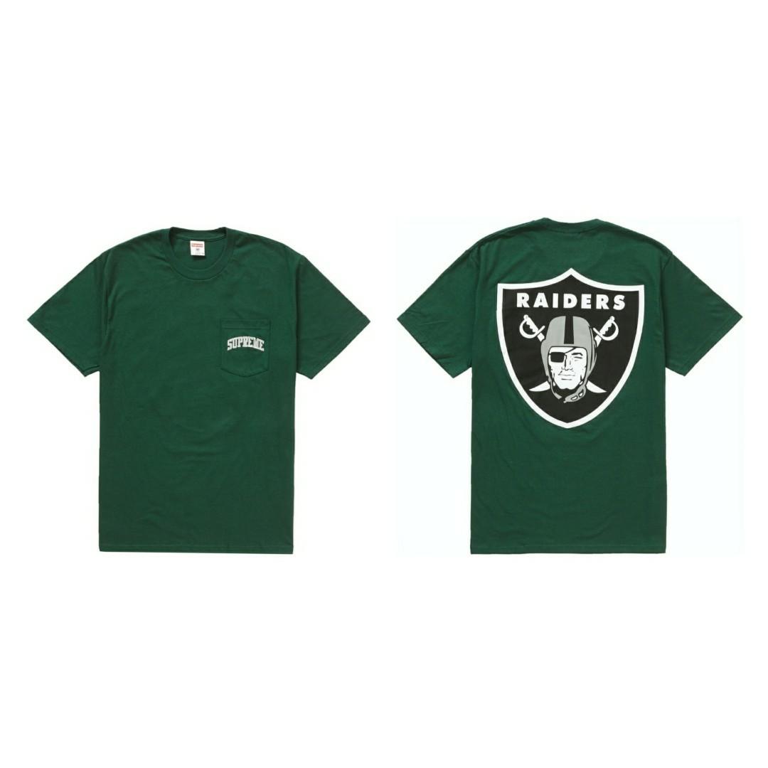 Supreme raiders hotsell pocket tee