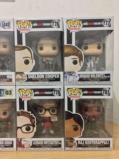 REPRICED The Big Bang Theory Funko Pop Set