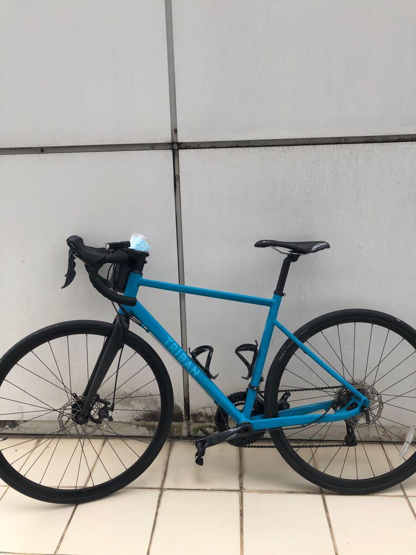 Triban rc 500 disc road bike review shop
