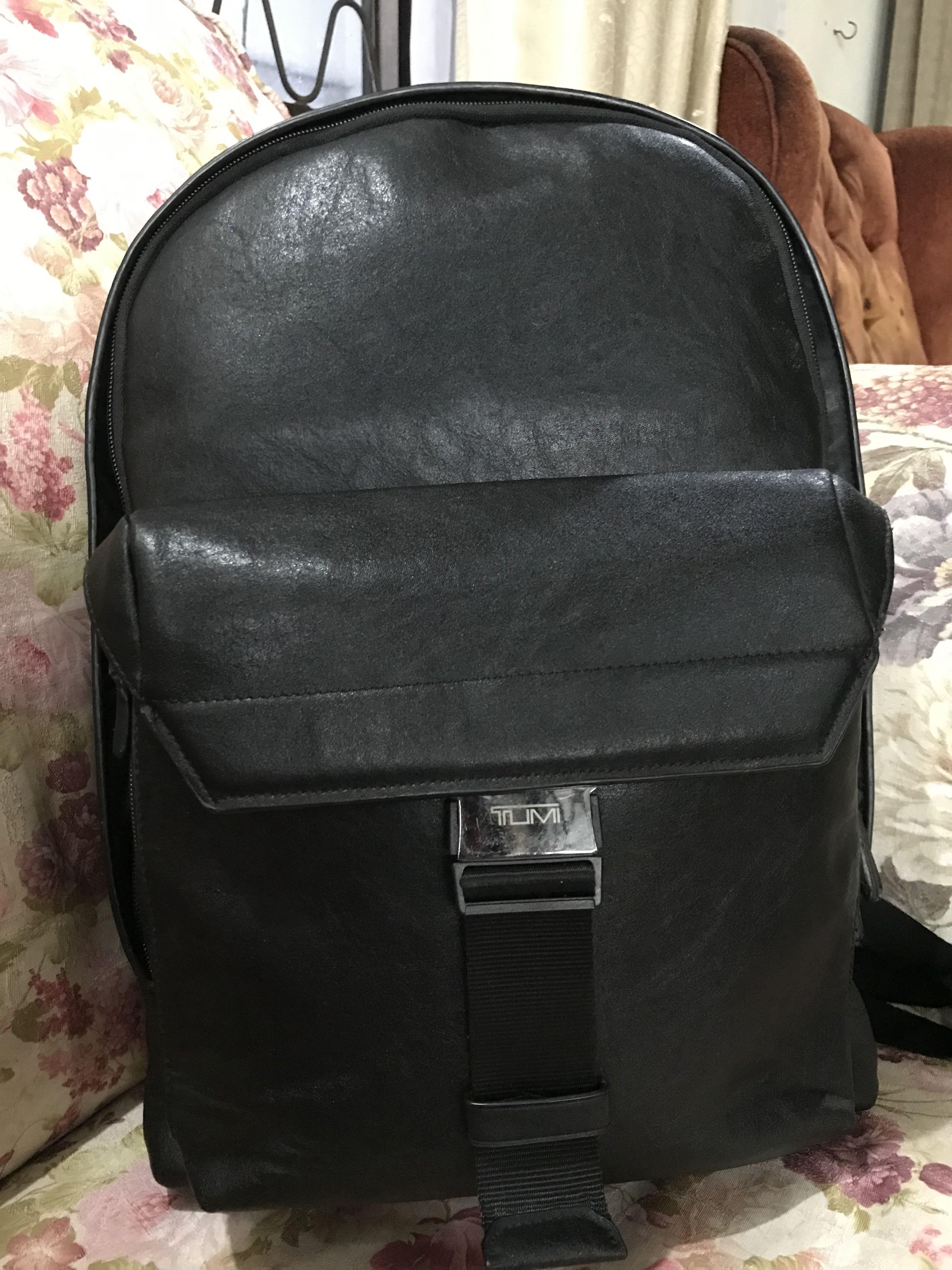 Tumi Ashton Leather Morrison Backpack, Luxury, Bags & Wallets on Carousell