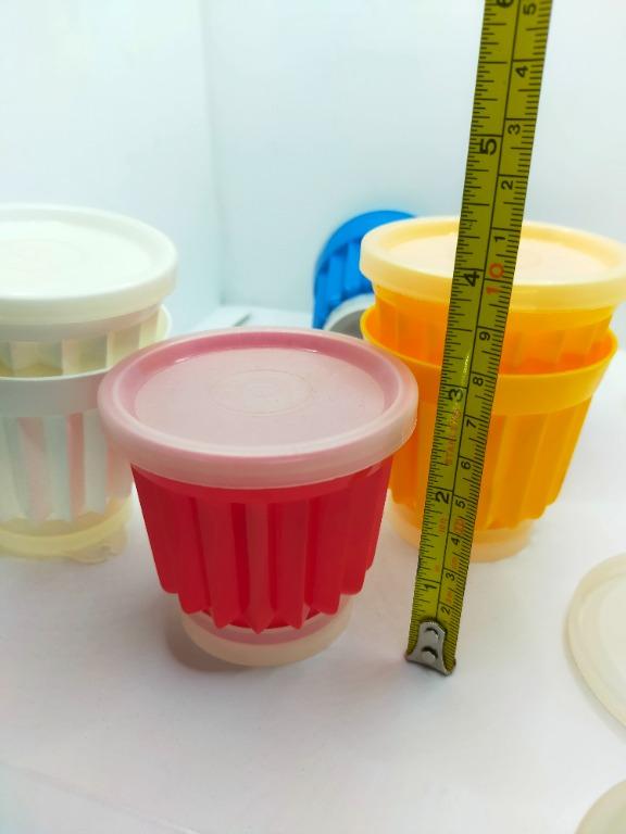 Tupperware Individual Colorful Jello Gelatin Molds Set of 8 Complete ...