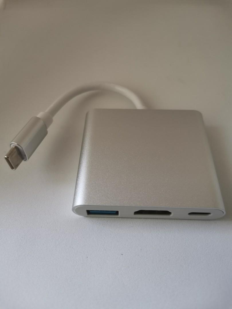 Type C to HDMI 3 in 1 adapter (Category: Cables & Adaptors) located in Las Pinas. Submitted by jpntrader (Listing ID 1145828063, Image 1). Description: .