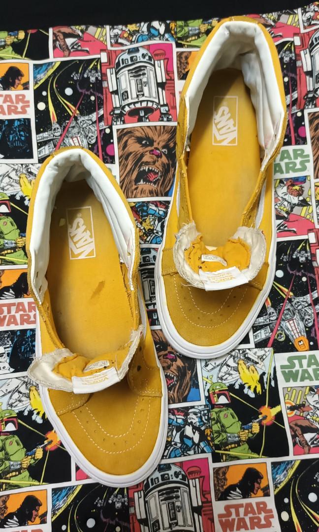Yellow red blue green vans hot sale