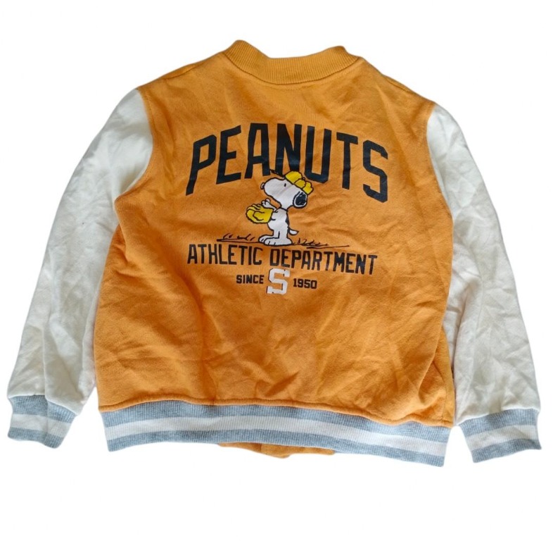 Varsity Zara X Peanuts Anak, Bayi & Anak, Baju Anak Lakilaki, 4 hingga