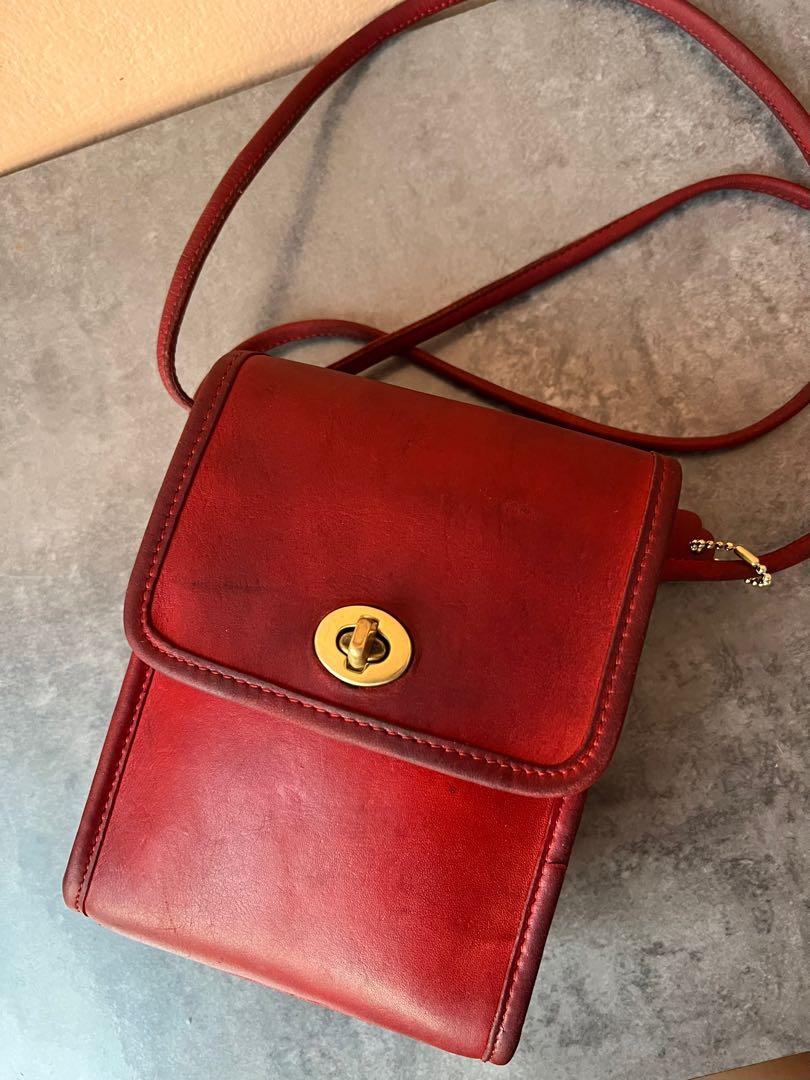Vintage coach top scooter bag