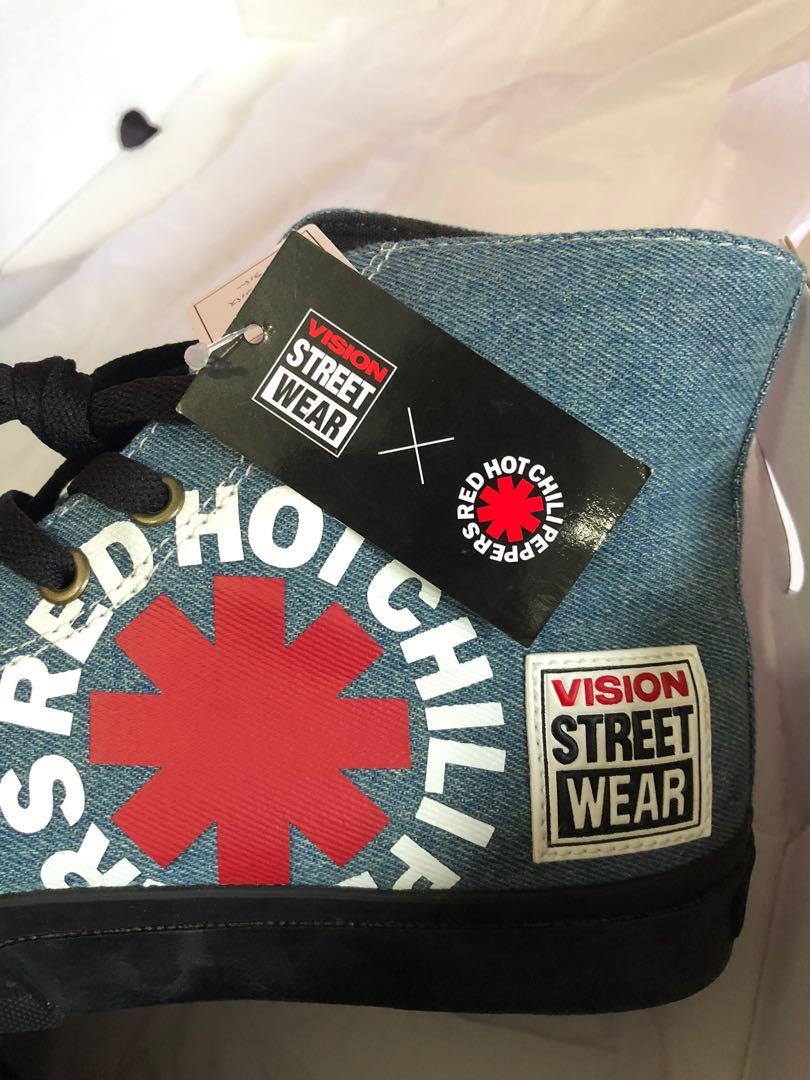 Vision street wear red hot best sale chili peppers shoes