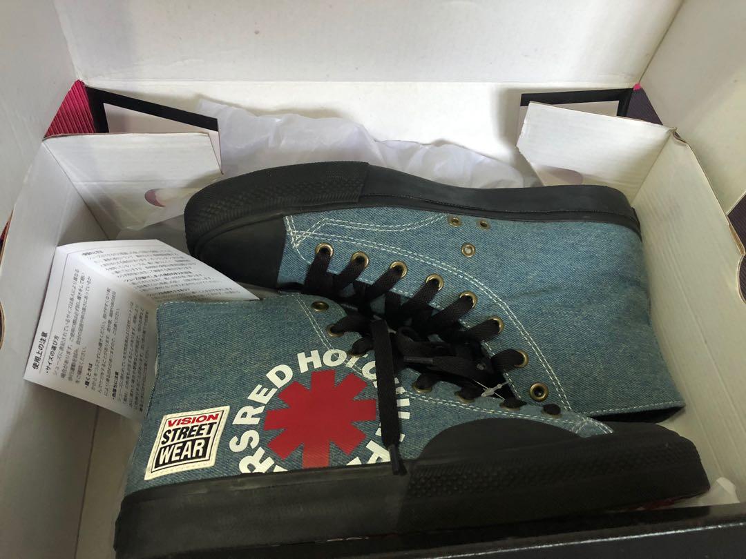 Vision street wear red sale hot chili peppers shoes