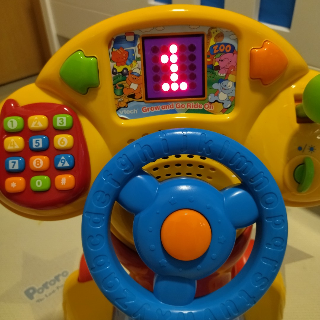 Grow and top ride on vtech