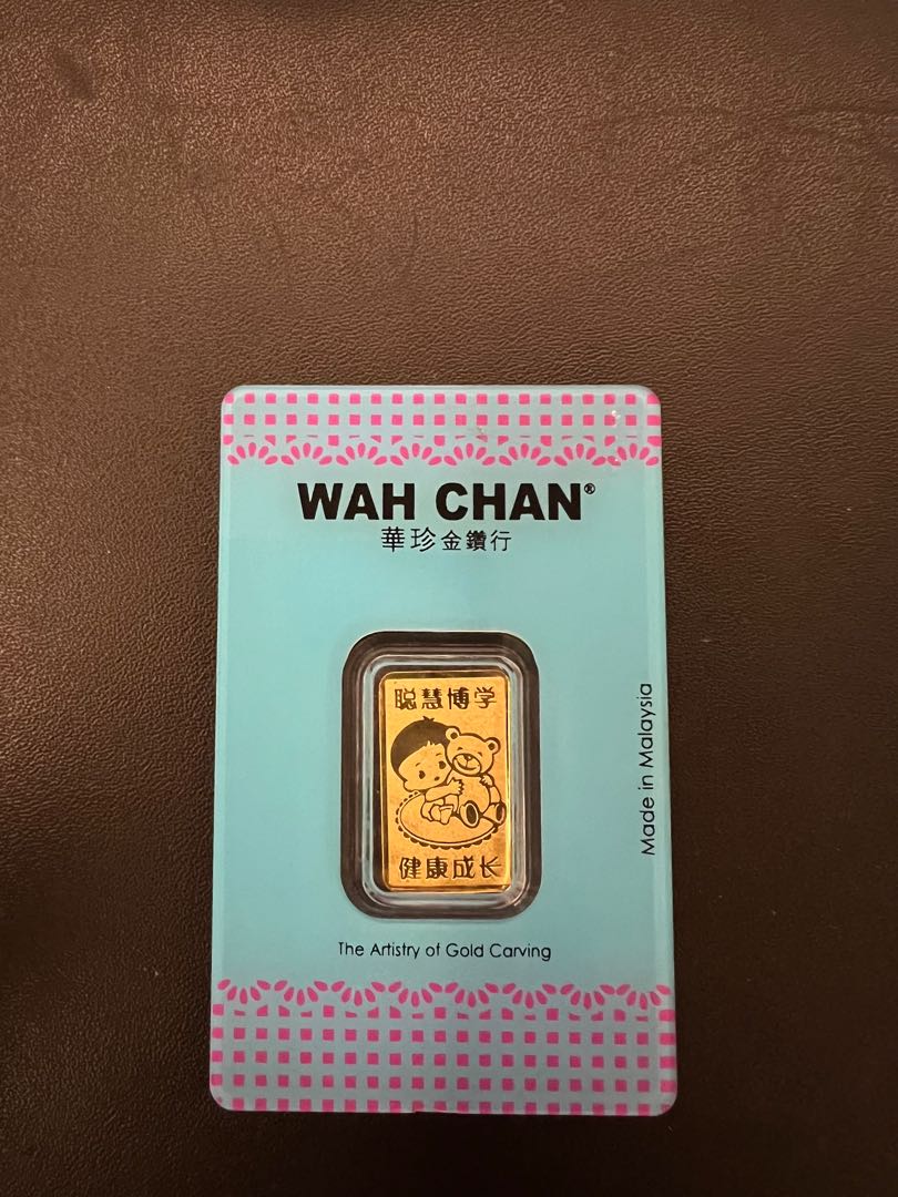 Wah Chan Gold Bar 10g Luxury Accessories on Carousell