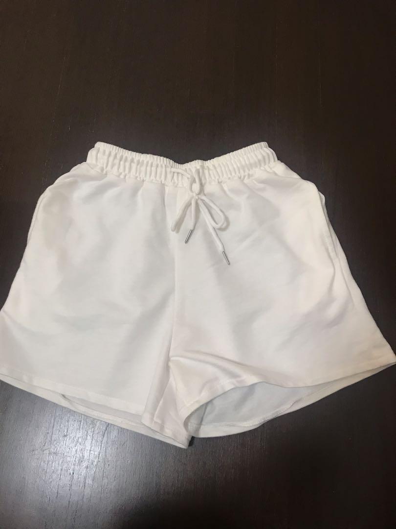 White sports shorts 2025 womens
