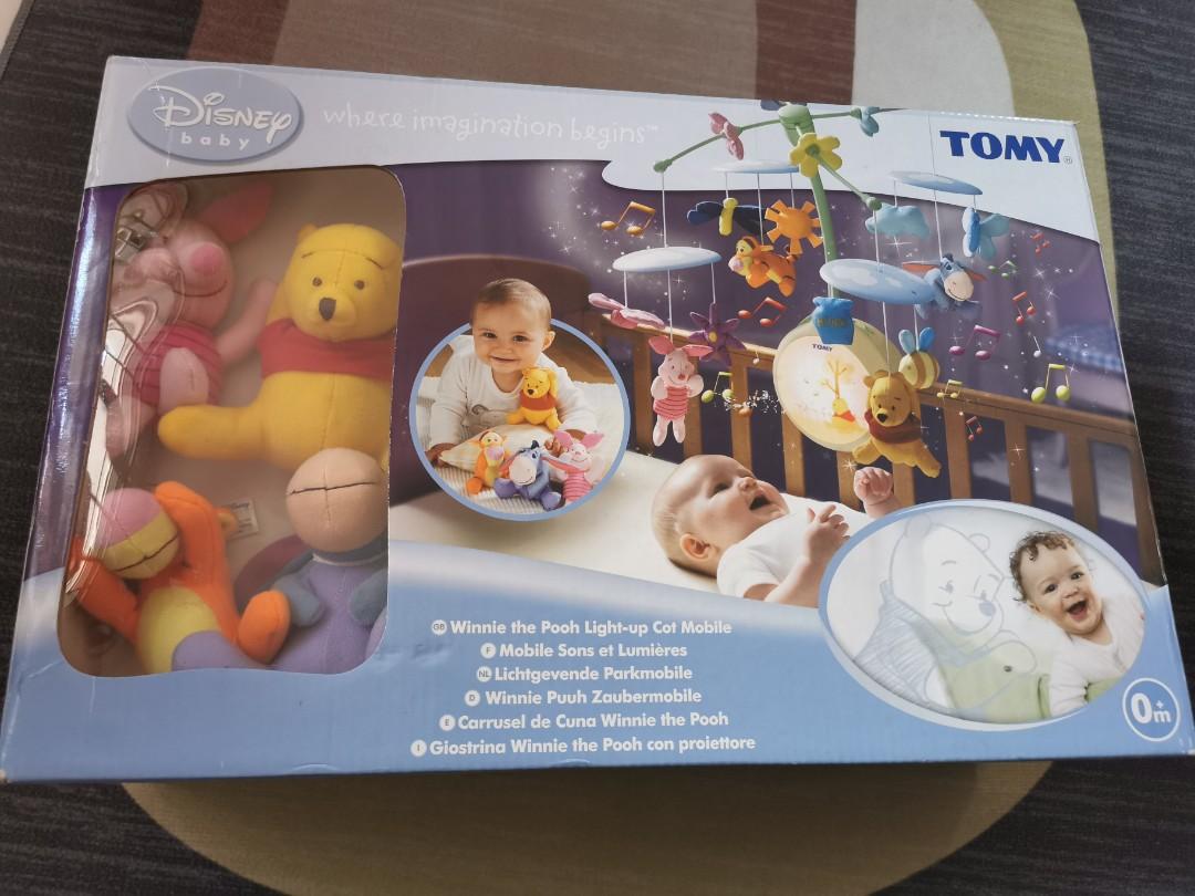 Winnie the Pool Light up cot Mobile, Babies & Kids, Babies & Kids