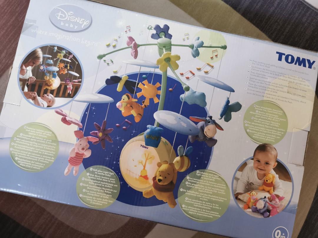 Winnie the Pool Light up cot Mobile, Babies & Kids, Babies & Kids