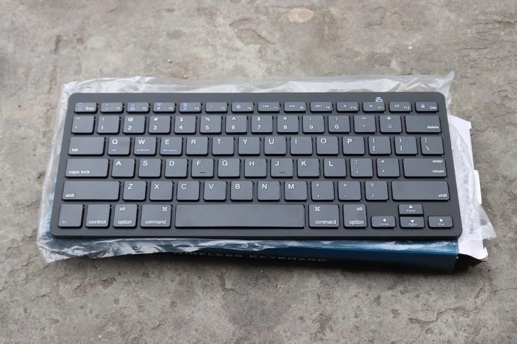 Wireless Bluetooth Keyboard BKC001 (Black), Computers & Tech, Parts