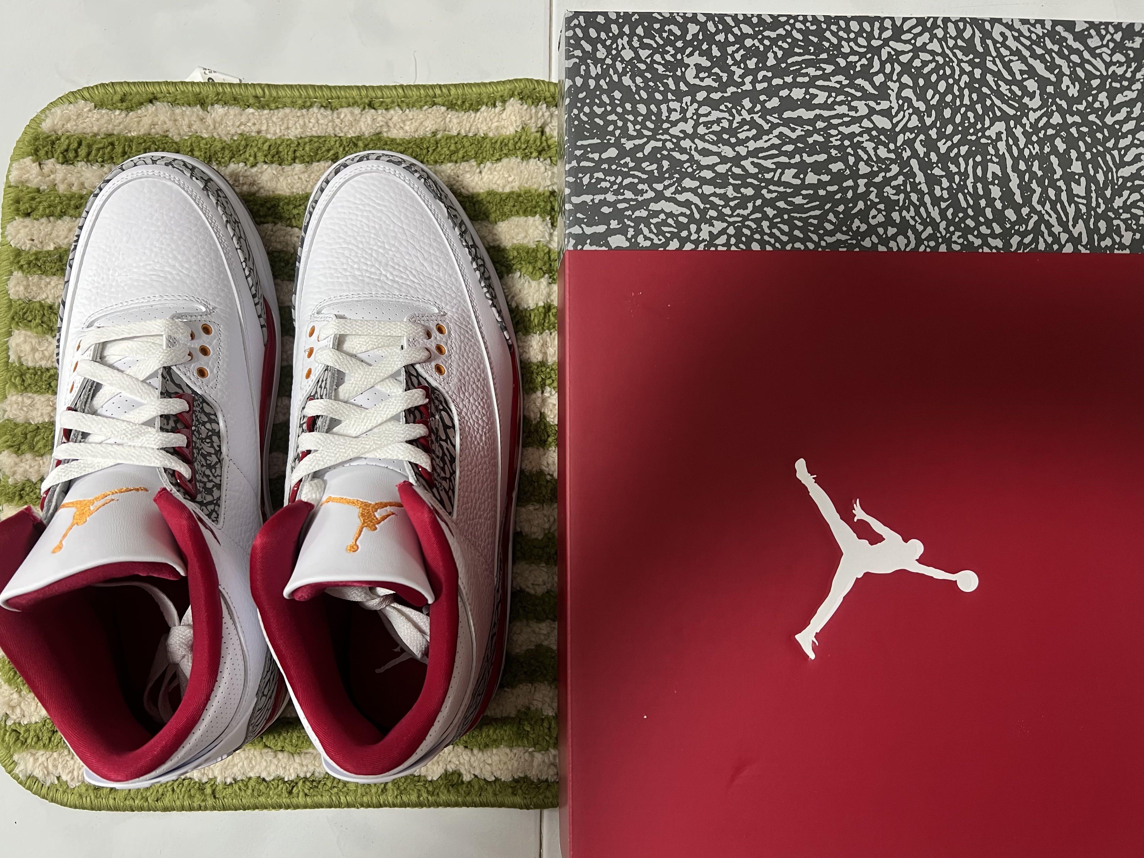 Nike Air Jordan 3 Retro Cardinal CT8532-126 Men's Sizes New