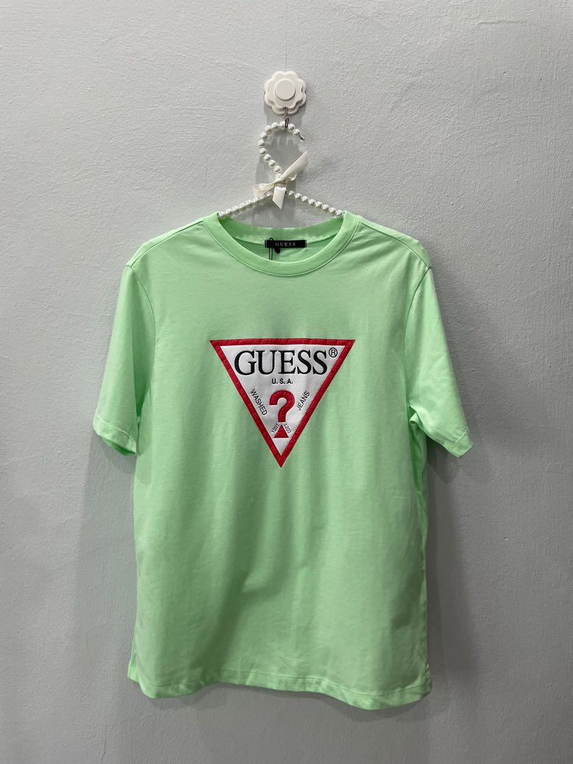Guess t shop shirt green