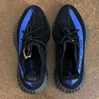 yeezy with blue