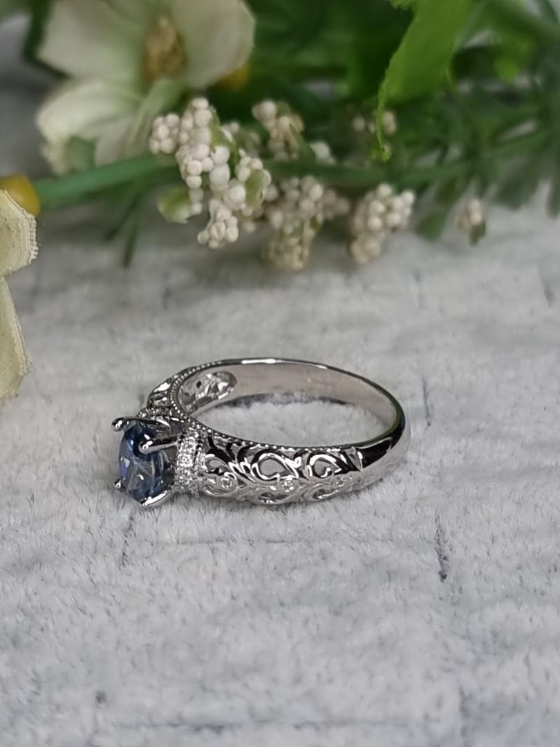 Ice blue moissanite store