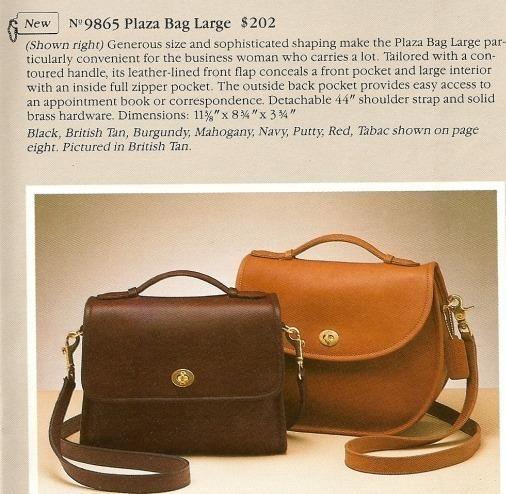 Vintage Coach Bag Catalogue