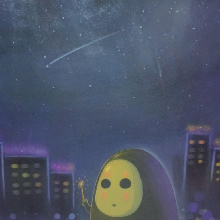 1 Miss Time Postcard: No Face in the city (Ghibli fan art), Hobbies ...
