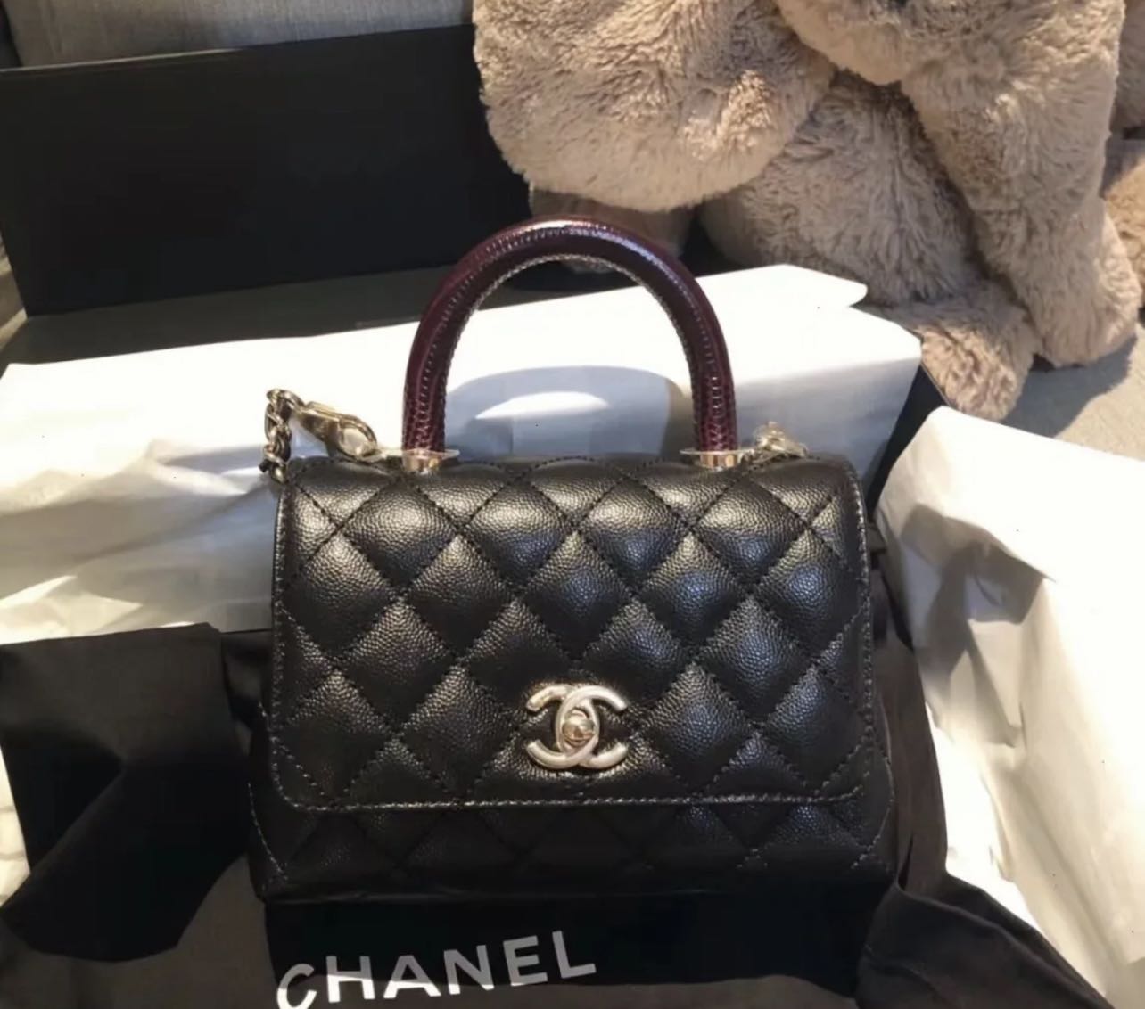 22P Chanel Coco Handle Mini Caviar , Women's Fashion, Bags & Wallets ...