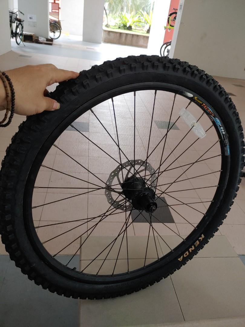 26 inch rear disc brake QR wheel