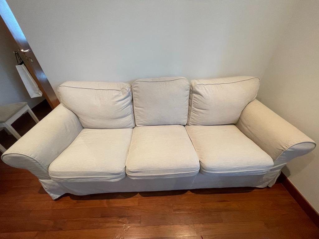 3 seat sofa Ikea Hallarp beige Furniture Home Living