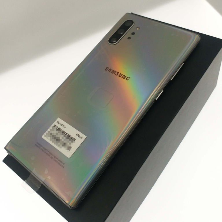 全新美版已開封Samsung Galaxy Note 10+ 10 plus 幻銀色單咭12+256GB