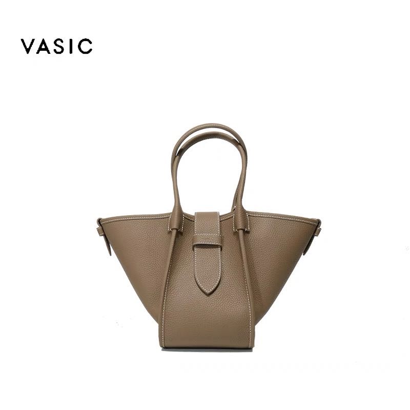 全新未剪牌VASIC Port Mini Taupe, 名牌, 手袋及銀包- Carousell