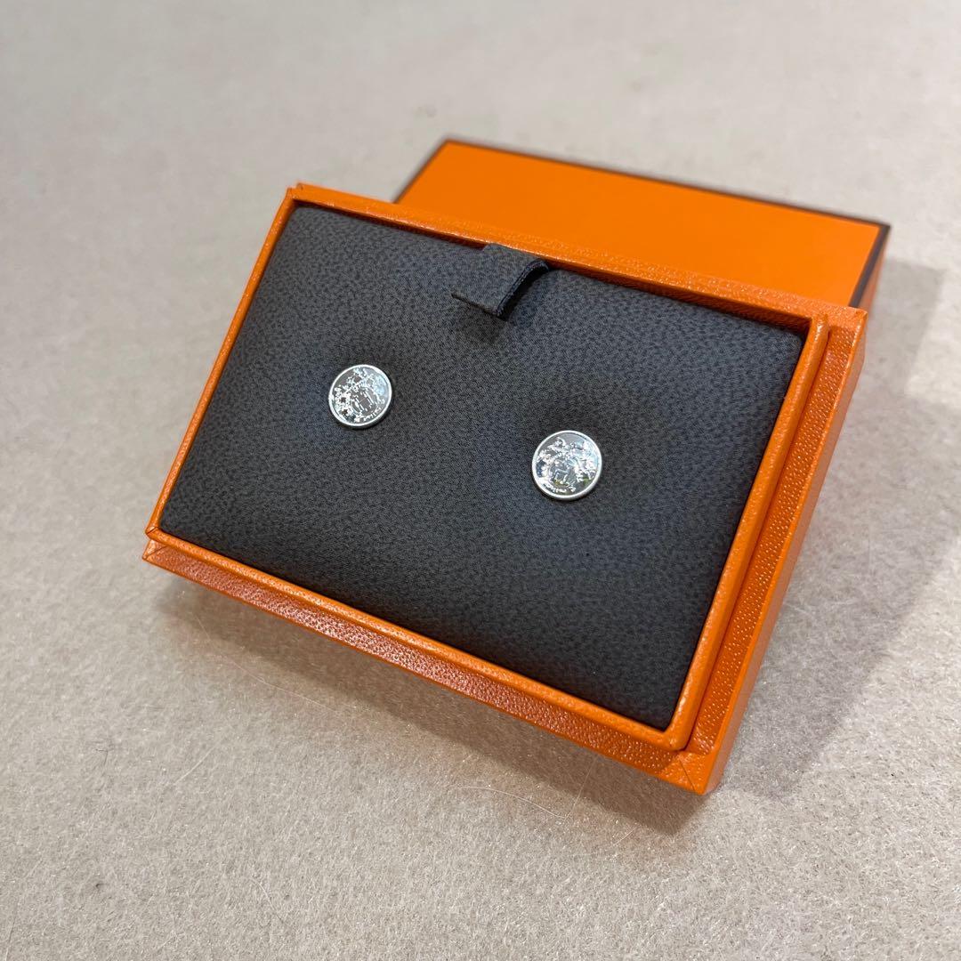 Hermes ex libris earrings deals