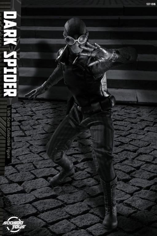 新品未開封 Soosootoys SST018 Dark Spiderman Noir スパイダーマン 1/6 フィギュア (検 ホットトイズ DID FLAGSET i8toys DAMTOYS)