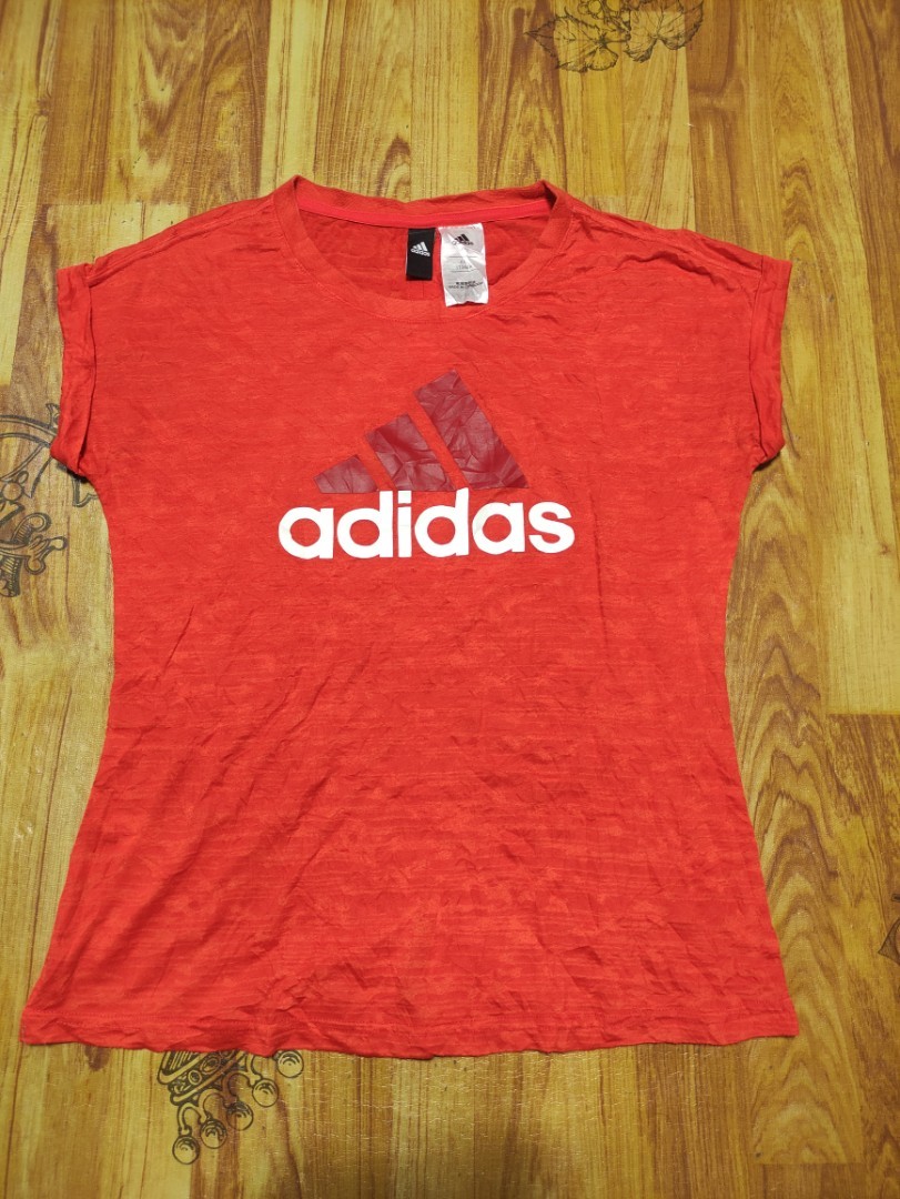 Adidas short sleeve, Women's Fashion, Tops, Blouses on Carousell