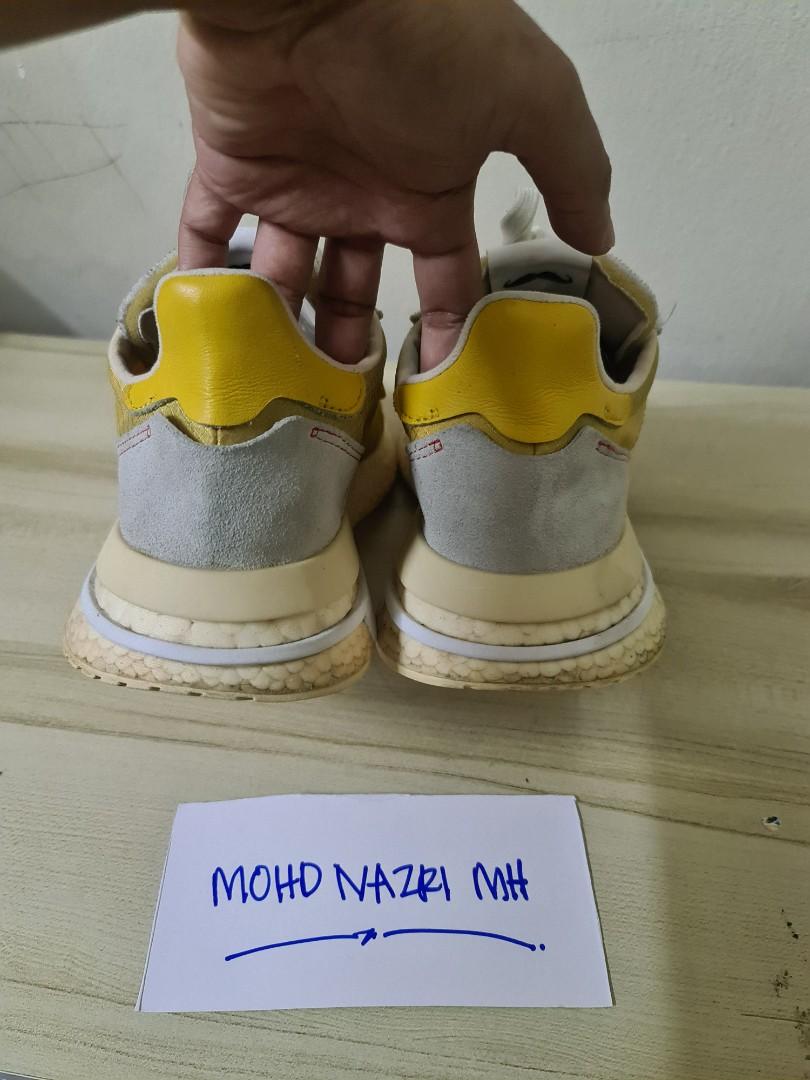 Adidas ZX 500 RM Yellow Nylon And Suede Men s Fashion Footwear
