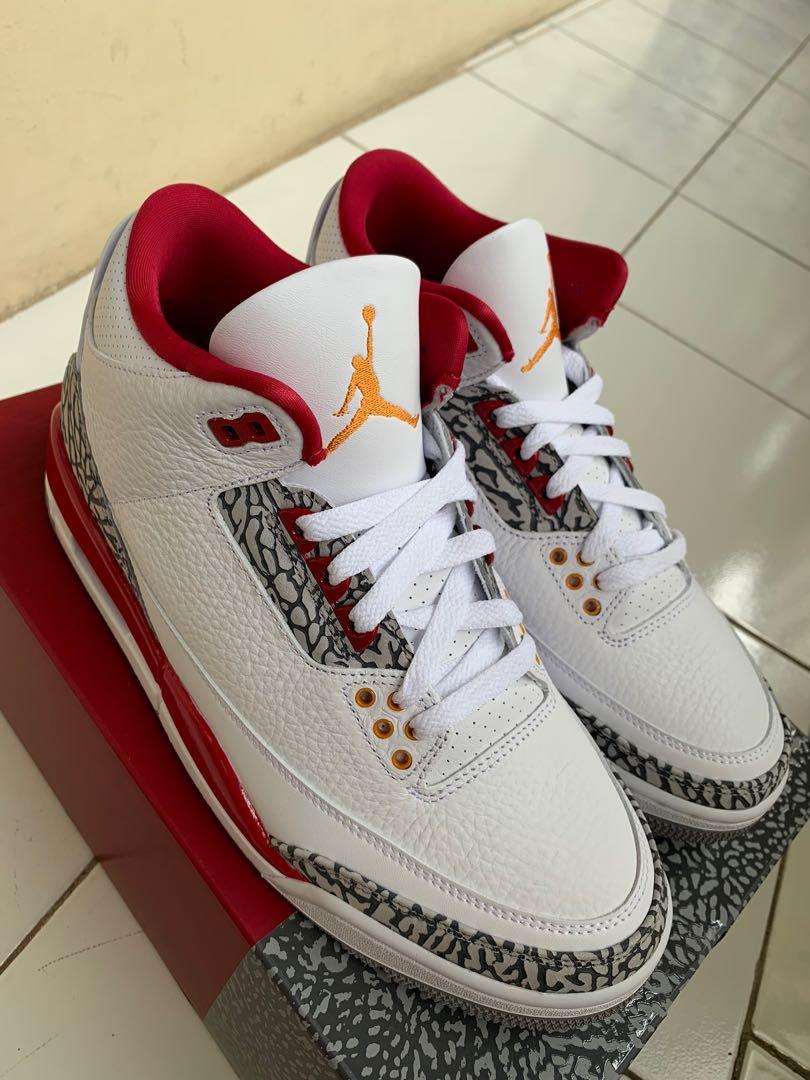 AIR JORDAN 3 RETRO CARDINAL RED 