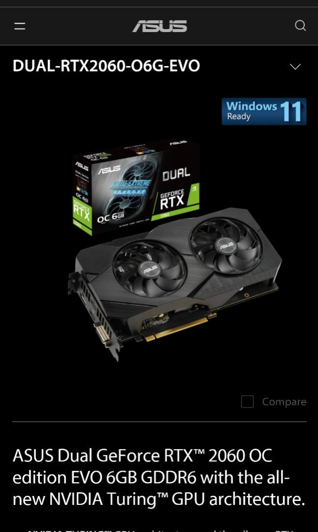 Asus gtx 1660 super dual oc evo 6gb ddr6 outlet