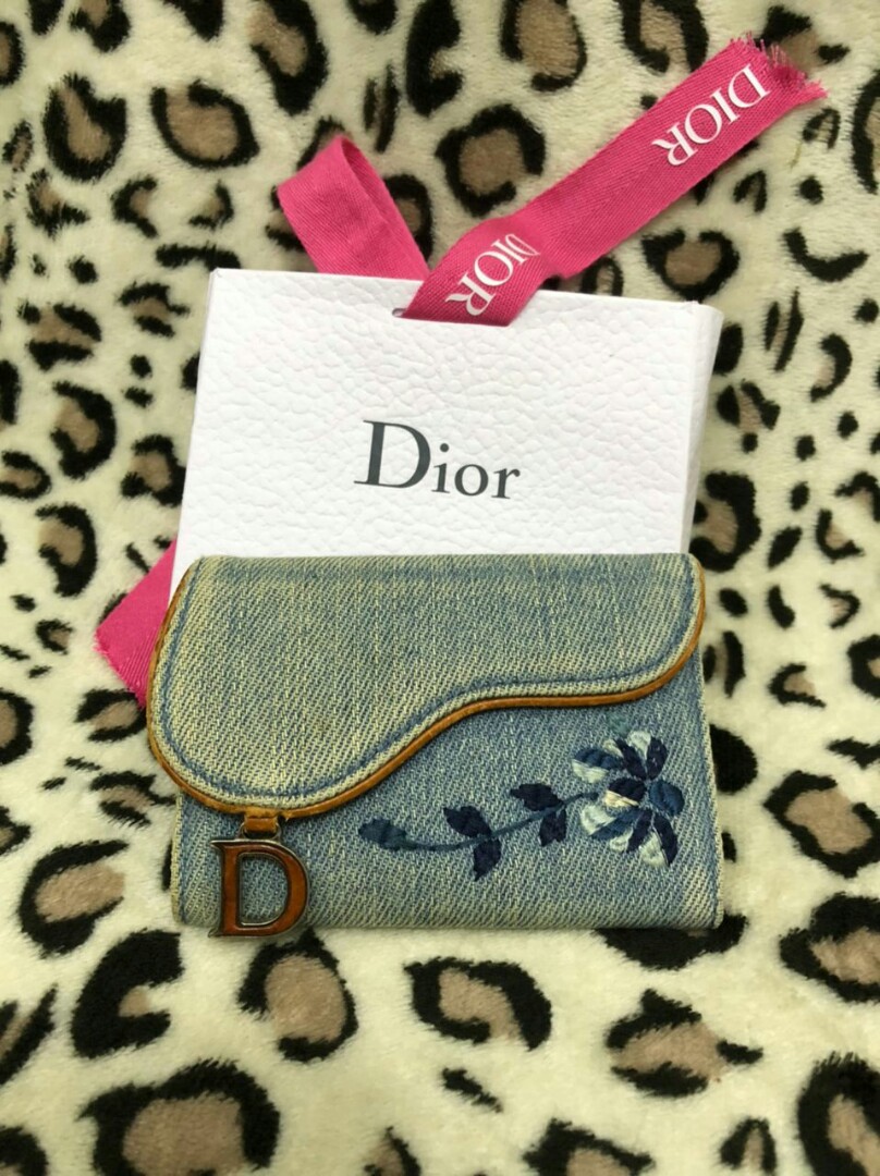 Auth. CHRISTIAN DIOR Key Holder, Women's Fashion, Bags & Wallets