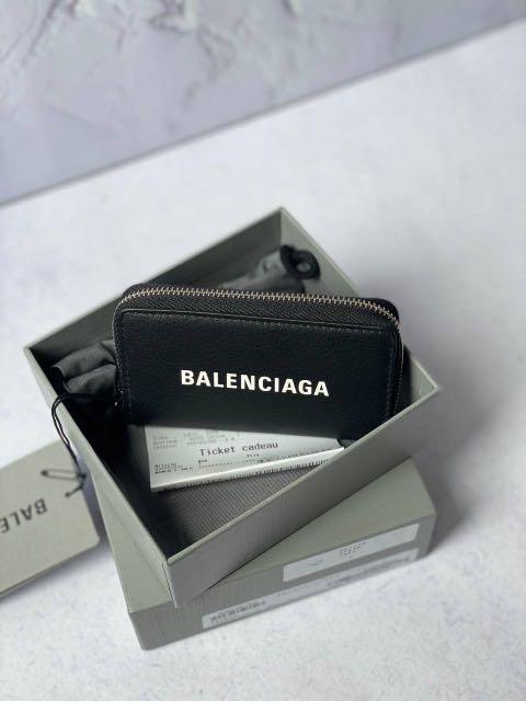 Authentic Balenciaga Everyday Zip Wallet Luxury Bags Wallets
