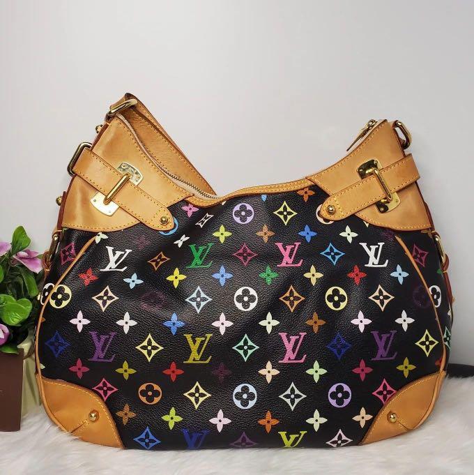 Louis Vuitton Black Monogram Multicolor Greta Bag – Bagaholic
